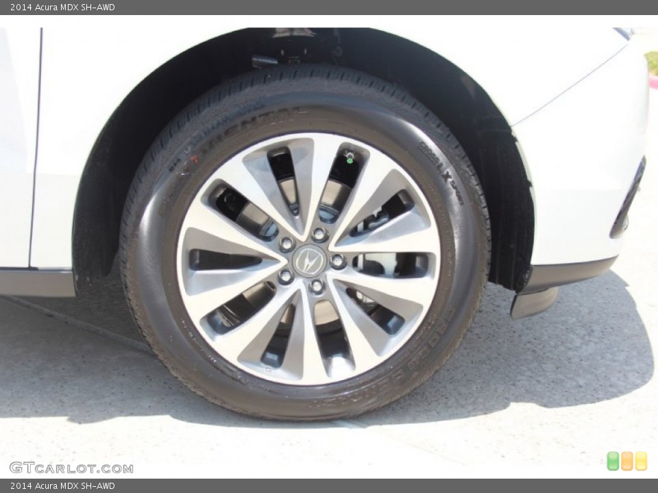 2014 Acura MDX SH-AWD Wheel and Tire Photo #83330652