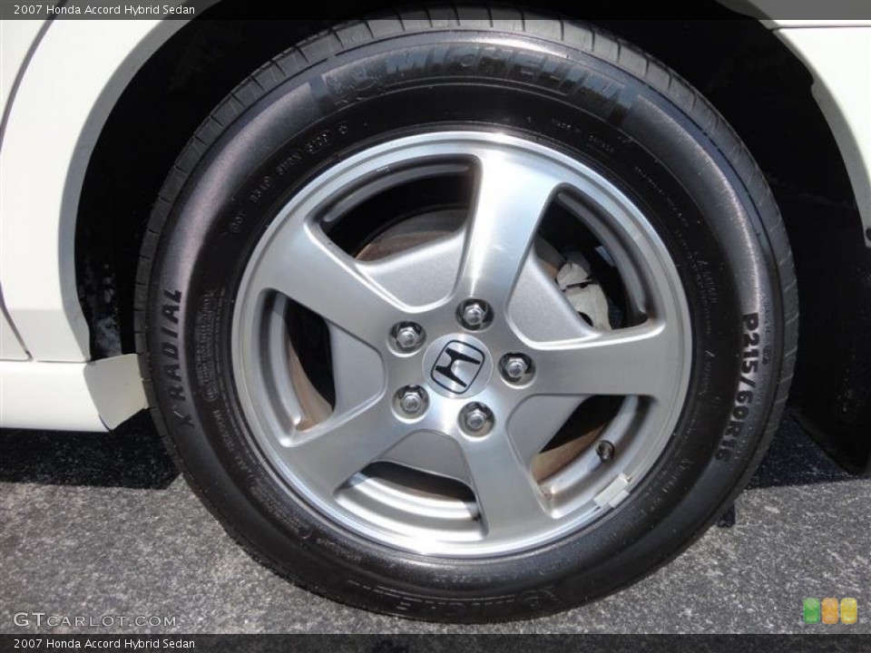 2007 Honda Accord Hybrid Sedan Wheel and Tire Photo #83335276