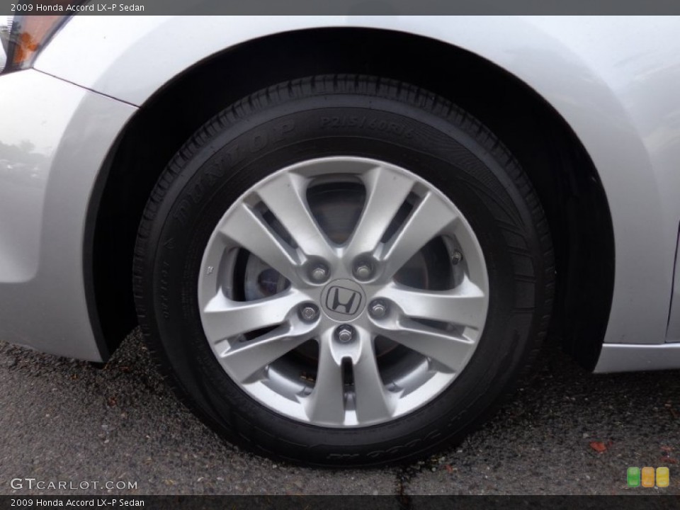 2009 Honda Accord LX-P Sedan Wheel and Tire Photo #83335379