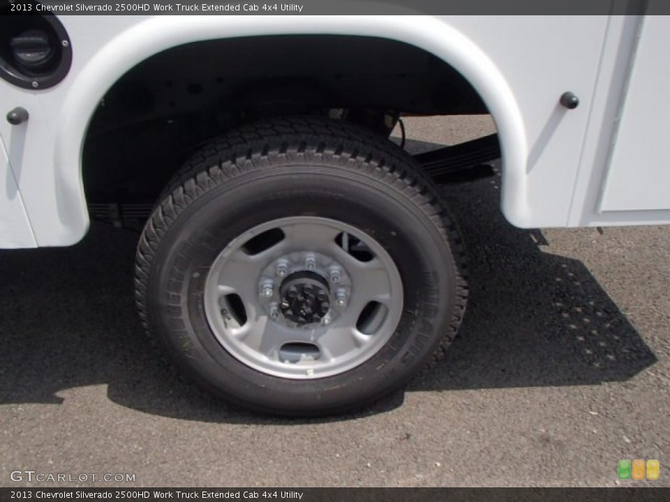2013 Chevrolet Silverado 2500HD Work Truck Extended Cab 4x4 Utility Wheel and Tire Photo #83337460