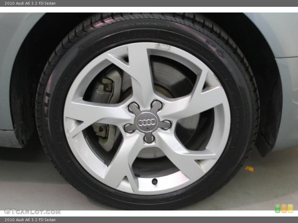 2010 Audi A6 3.2 FSI Sedan Wheel and Tire Photo #83348342