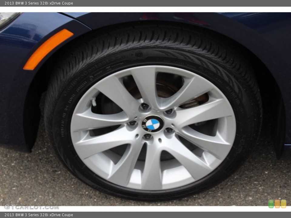2013 BMW 3 Series 328i xDrive Coupe Wheel and Tire Photo #83350199