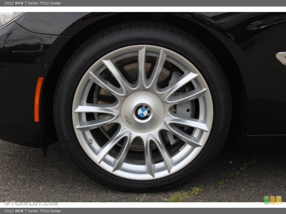 2012 BMW 7 Series 750Li Sedan Wheel and Tire Photo #83351560