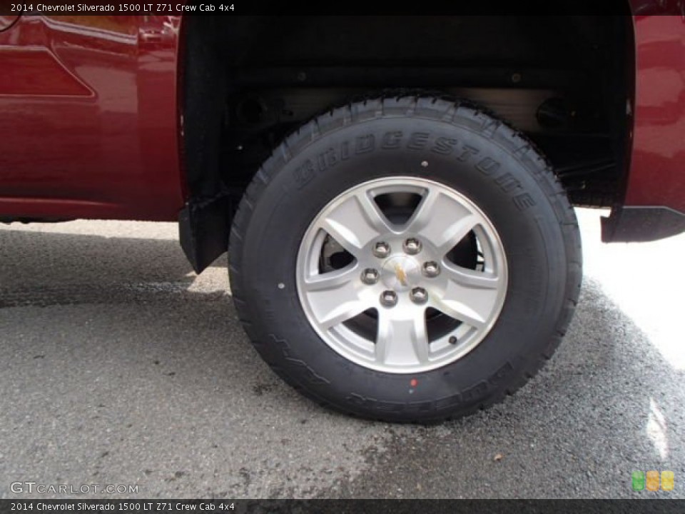 2014 Chevrolet Silverado 1500 LT Z71 Crew Cab 4x4 Wheel and Tire Photo #83352184