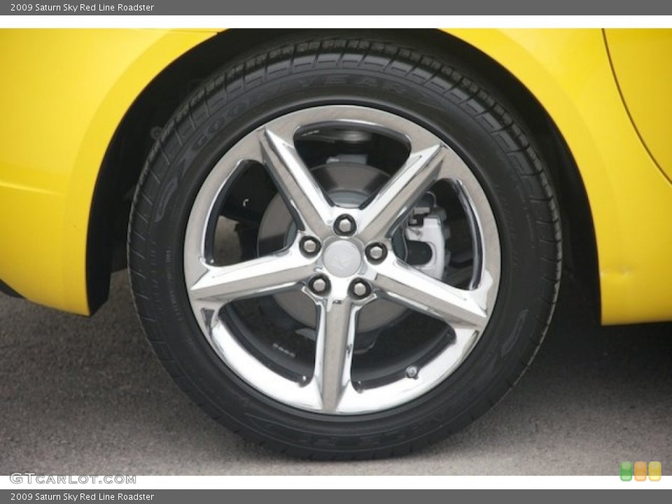 2009 Saturn Sky Red Line Roadster Wheel and Tire Photo #83355043