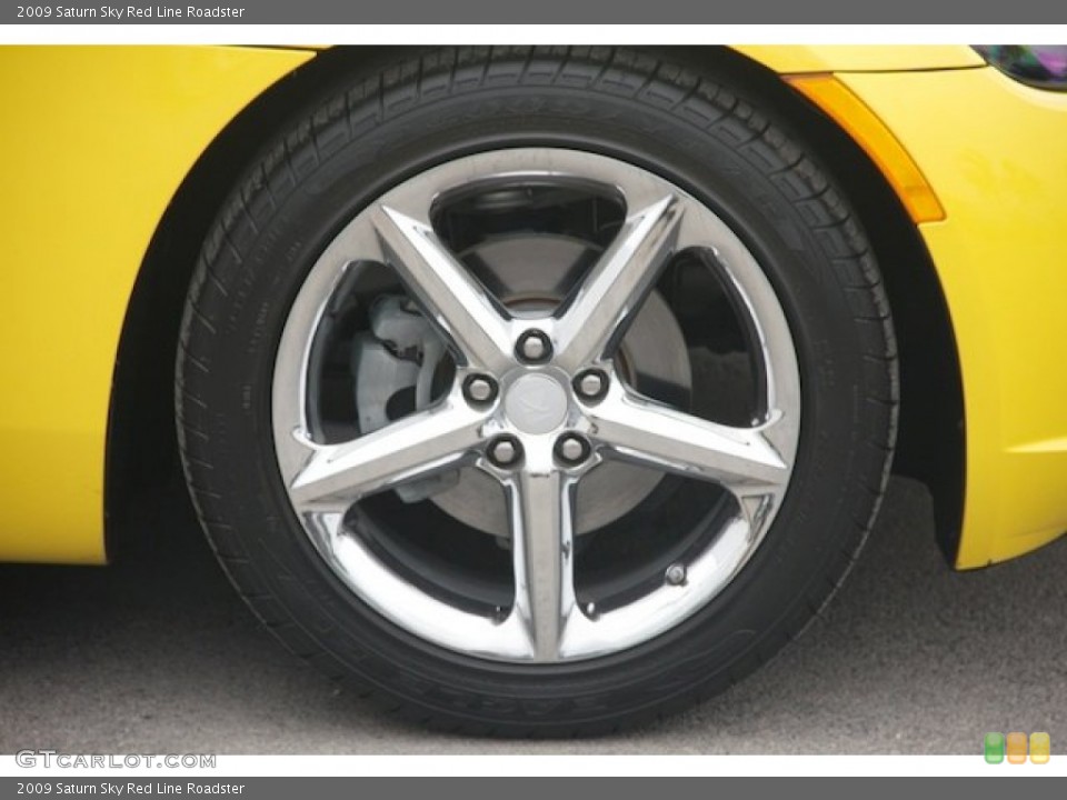 2009 Saturn Sky Red Line Roadster Wheel and Tire Photo #83355055