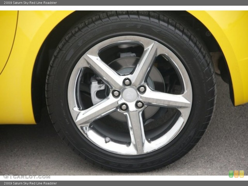 2009 Saturn Sky Red Line Roadster Wheel and Tire Photo #83355073