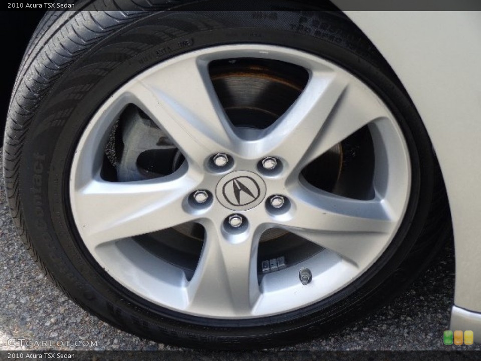 2010 Acura TSX Sedan Wheel and Tire Photo #83357191