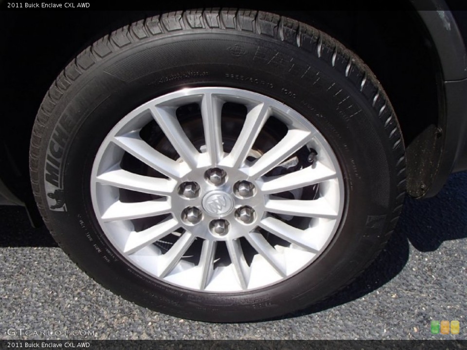 2011 Buick Enclave CXL AWD Wheel and Tire Photo #83365066
