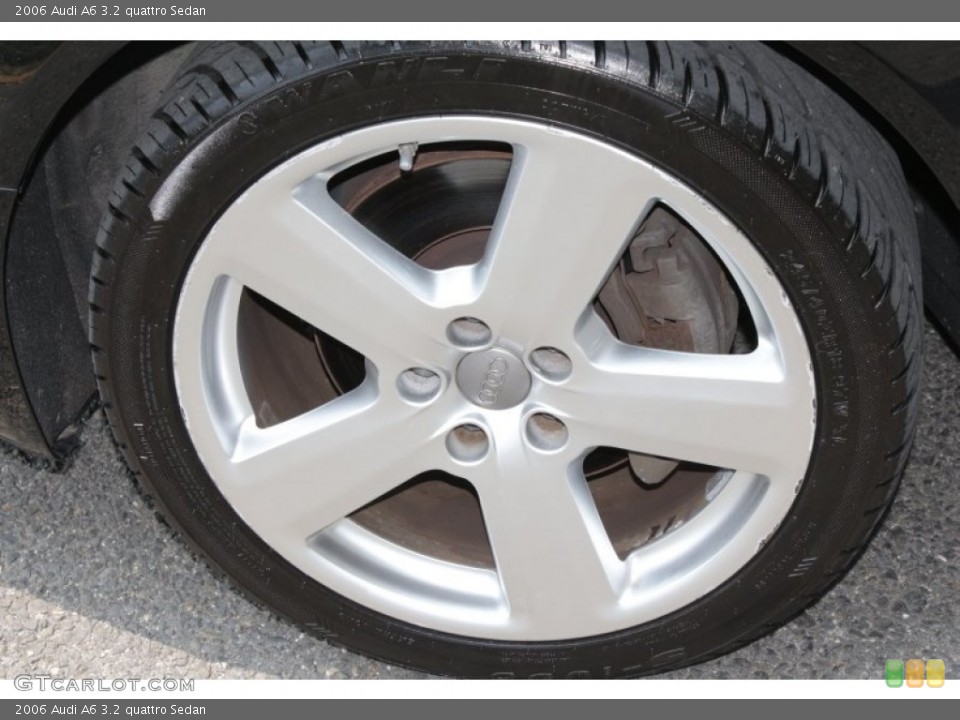 2006 Audi A6 3.2 quattro Sedan Wheel and Tire Photo #83370601