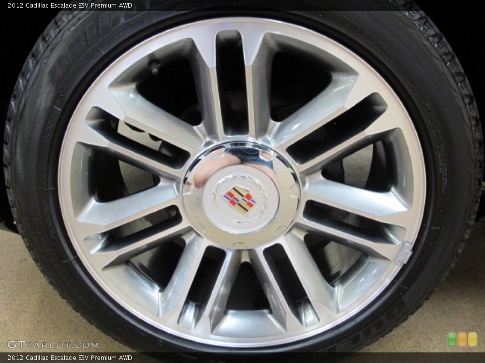 2012 Cadillac Escalade ESV Premium AWD Wheel and Tire Photo #83370613