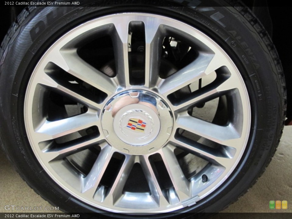 2012 Cadillac Escalade ESV Premium AWD Wheel and Tire Photo #83370631