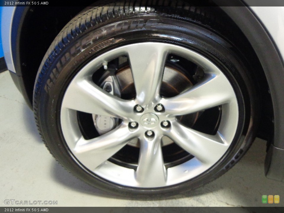 2012 Infiniti FX 50 S AWD Wheel and Tire Photo #83374261