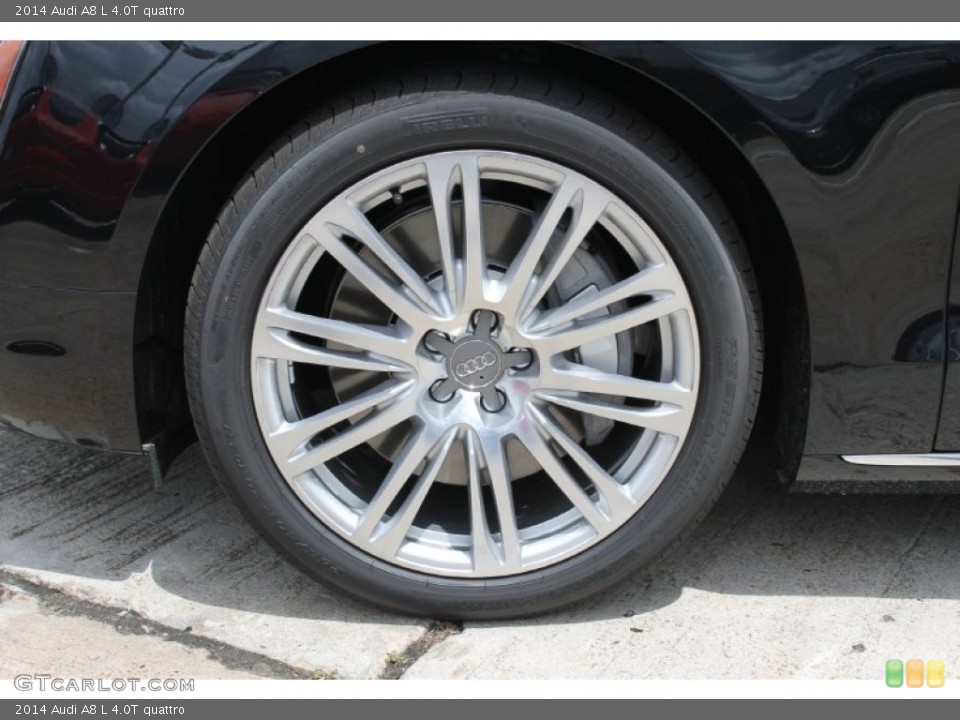 2014 Audi A8 L 4.0T quattro Wheel and Tire Photo #83382121