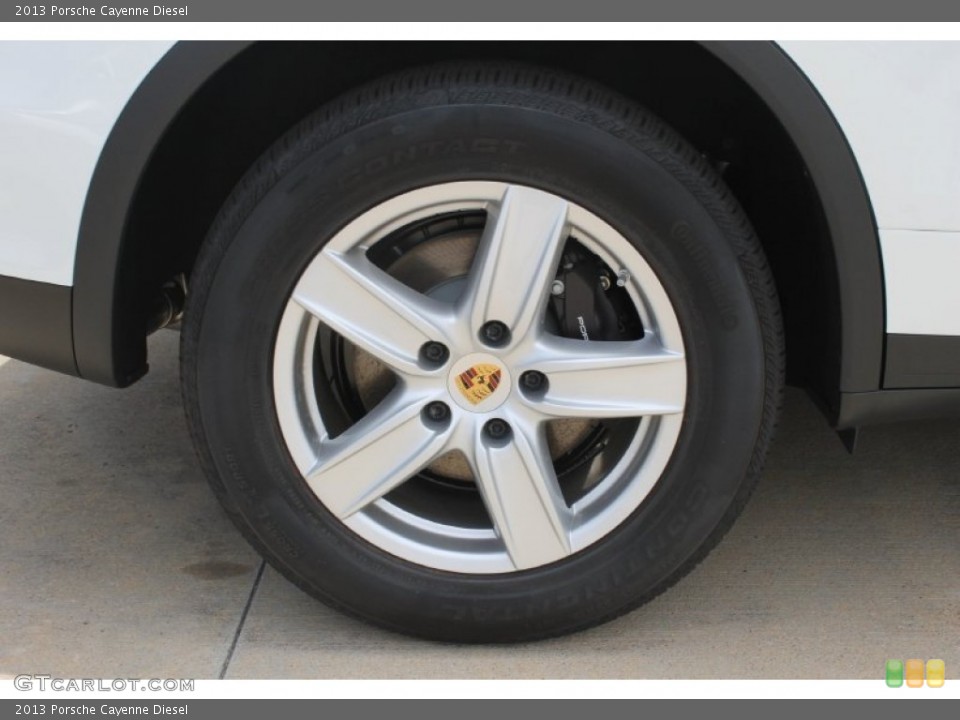 2013 Porsche Cayenne Diesel Wheel and Tire Photo #83384979