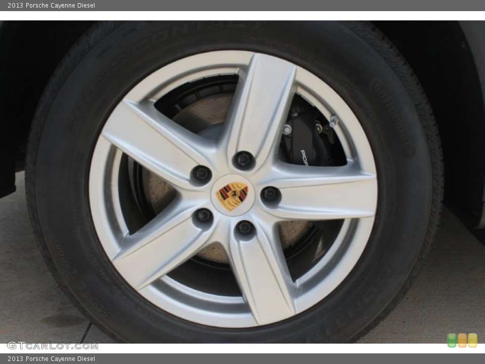 2013 Porsche Cayenne Diesel Wheel and Tire Photo #83385523