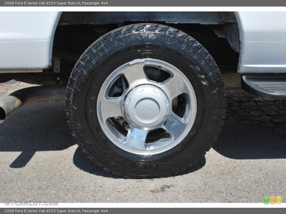 2008 Ford E Series Van E350 Super Duty XL Passenger 4x4 Wheel and Tire Photo #83391511