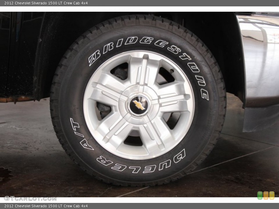 2012 Chevrolet Silverado 1500 LT Crew Cab 4x4 Wheel and Tire Photo #83396530