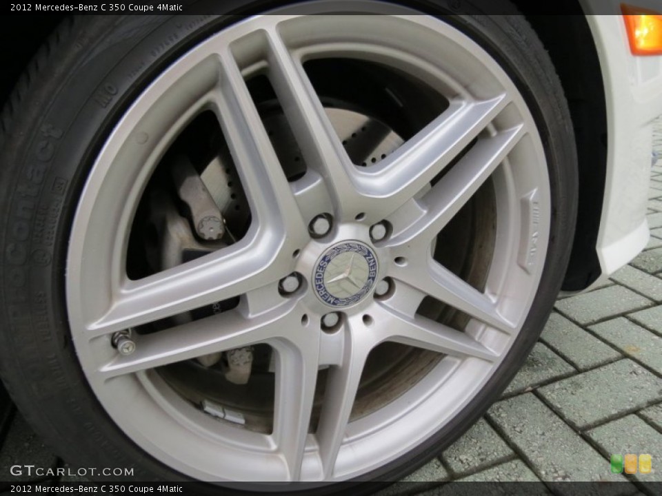 2012 Mercedes-Benz C 350 Coupe 4Matic Wheel and Tire Photo #83398093