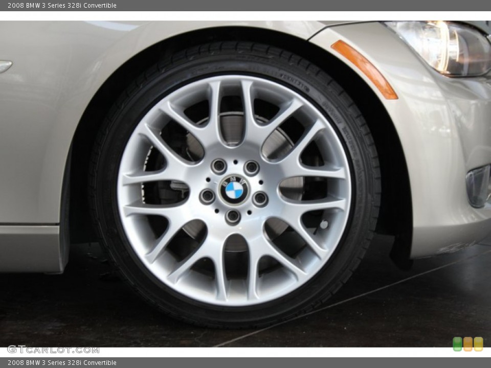 2008 BMW 3 Series 328i Convertible Wheel and Tire Photo #83402104