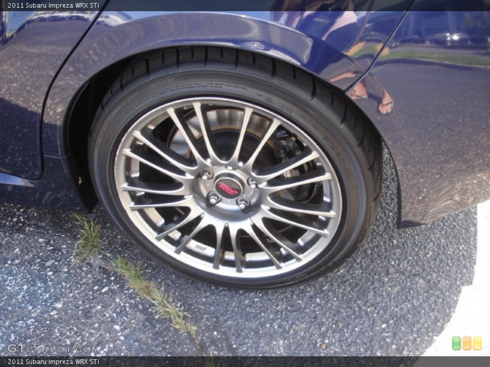 2011 Subaru Impreza WRX STi Wheel and Tire Photo #83405374