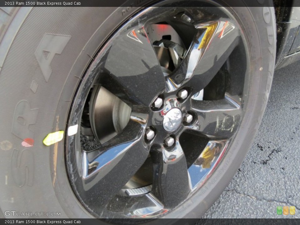 2013 Ram 1500 Black Express Quad Cab Wheel and Tire Photo #83405425
