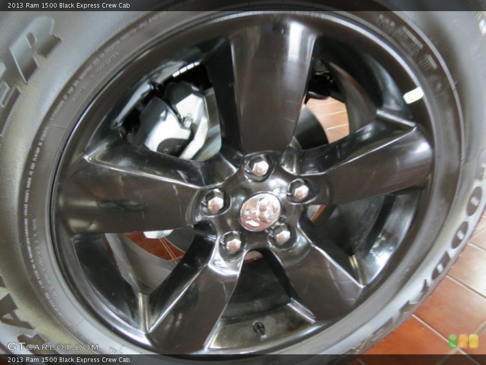2013 Ram 1500 Black Express Crew Cab Wheel and Tire Photo #83406227