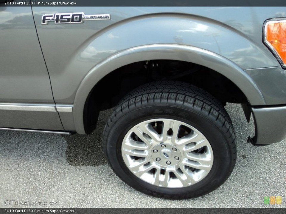 2010 Ford F150 Platinum SuperCrew 4x4 Wheel and Tire Photo #83406344