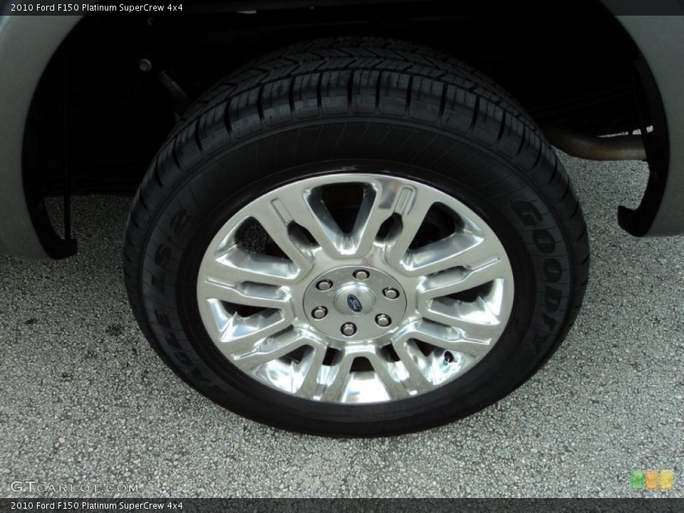 2010 Ford F150 Platinum SuperCrew 4x4 Wheel and Tire Photo #83406565