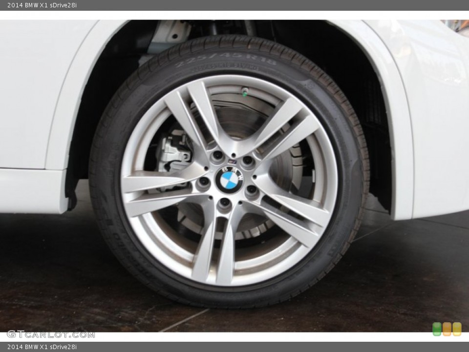 2014 BMW X1 sDrive28i Wheel and Tire Photo #83408185