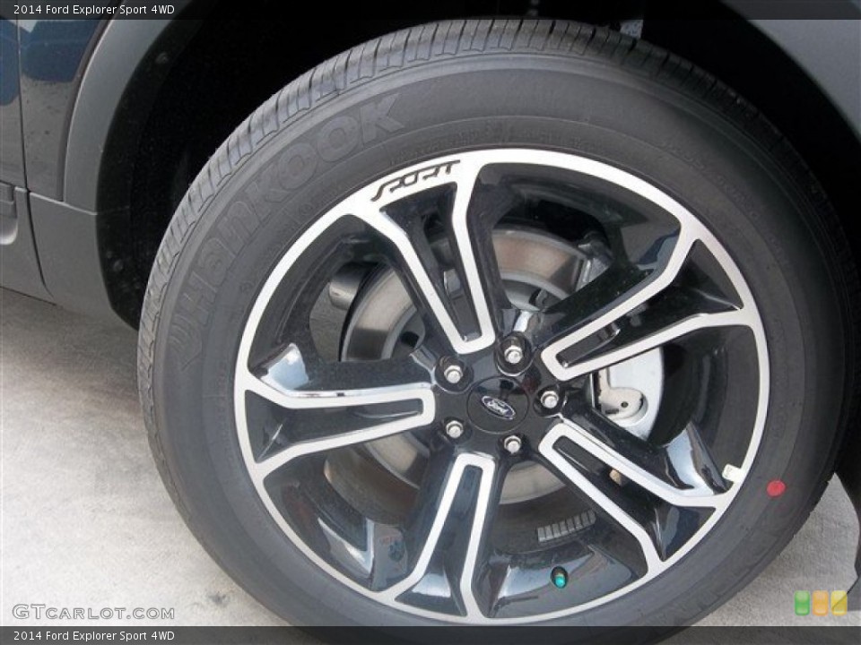 2014 Ford Explorer Sport 4WD Wheel and Tire Photo #83409093