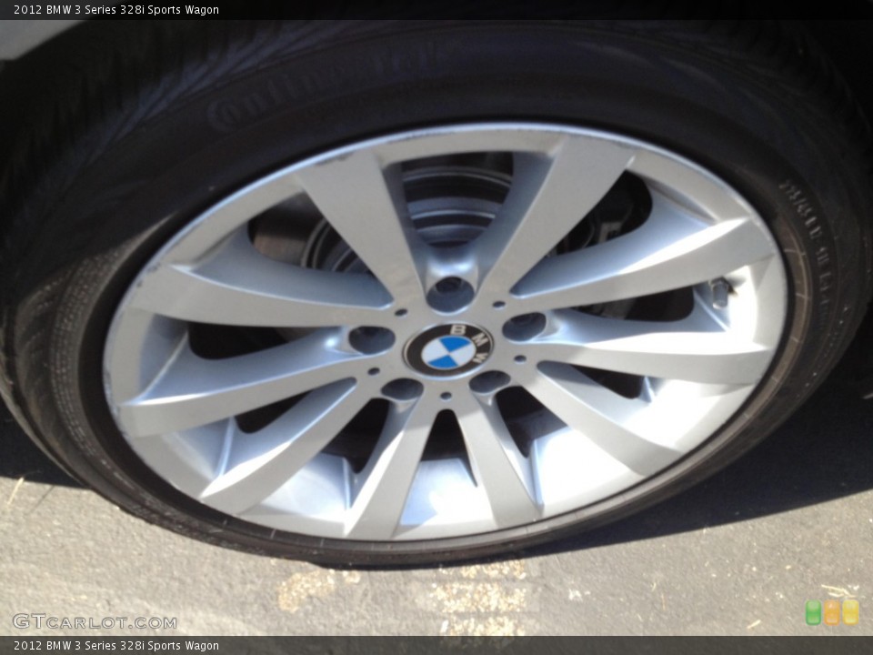 2012 BMW 3 Series 328i Sports Wagon Wheel and Tire Photo #83410375