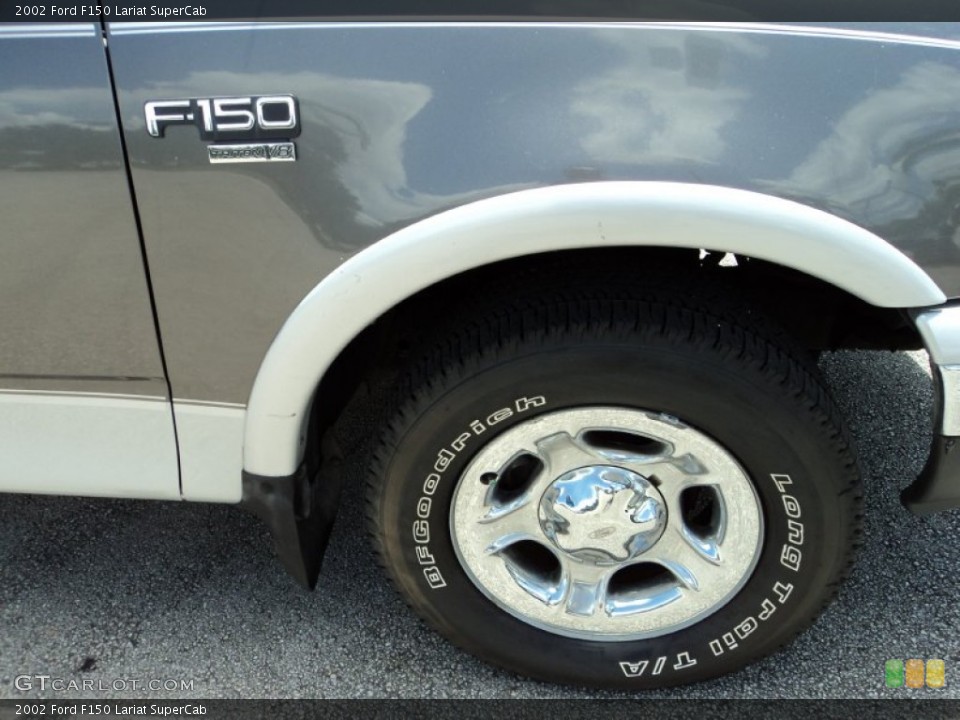 2002 Ford F150 Lariat SuperCab Wheel and Tire Photo #83414879