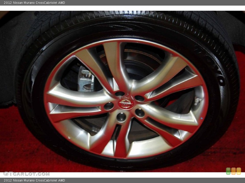 2012 Nissan Murano CrossCabriolet AWD Wheel and Tire Photo #83420026