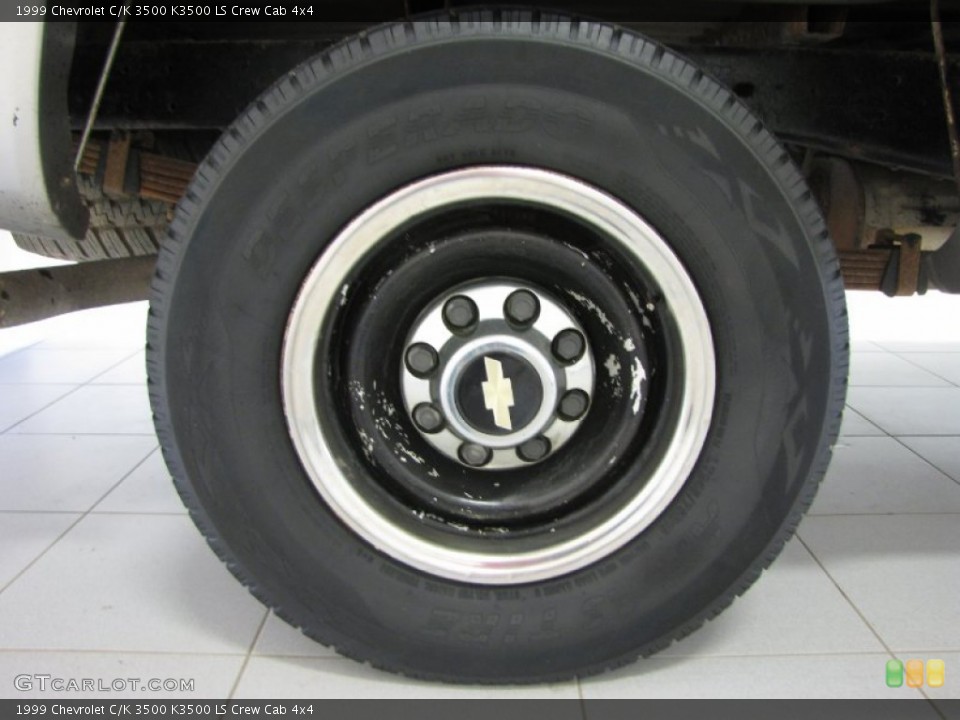 1999 Chevrolet C/K 3500 K3500 LS Crew Cab 4x4 Wheel and Tire Photo #83421175