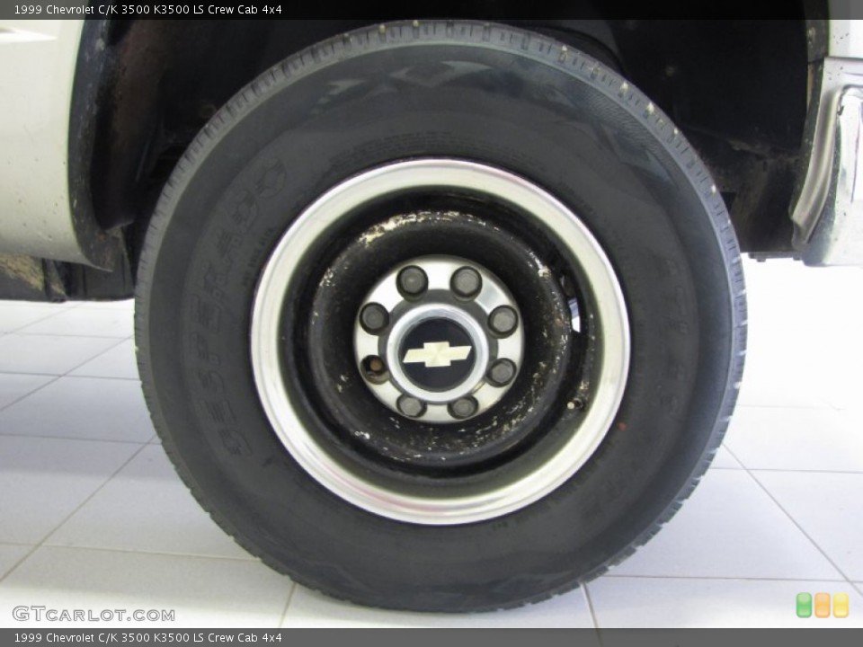 1999 Chevrolet C/K 3500 K3500 LS Crew Cab 4x4 Wheel and Tire Photo #83421227