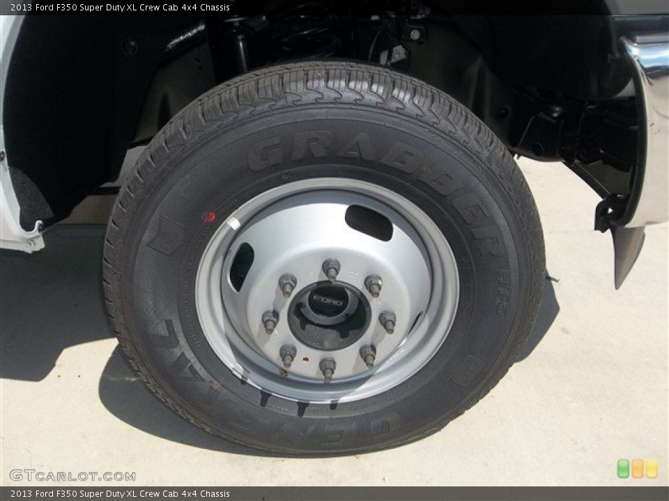 2013 Ford F350 Super Duty XL Crew Cab 4x4 Chassis Wheel and Tire Photo #83423151