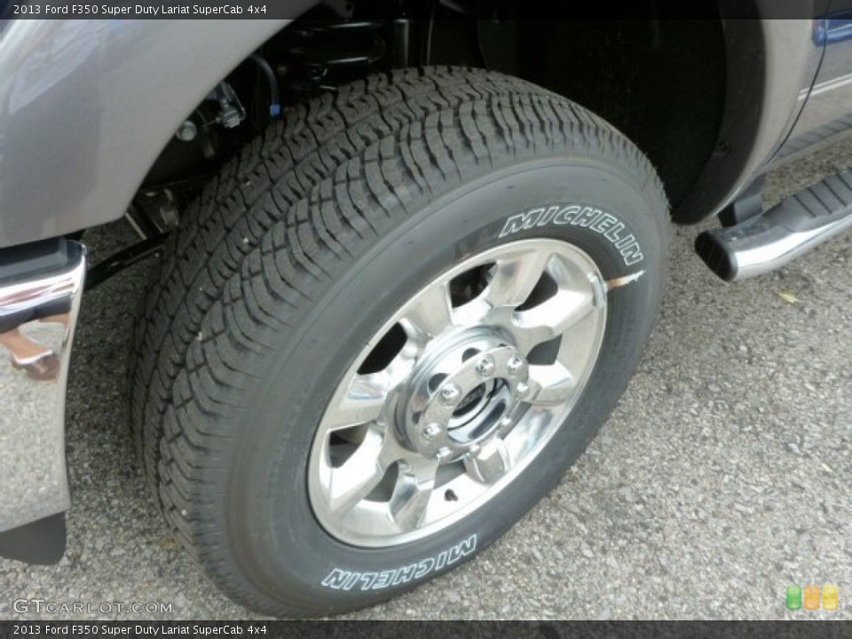 2013 Ford F350 Super Duty Lariat SuperCab 4x4 Wheel and Tire Photo #83430304