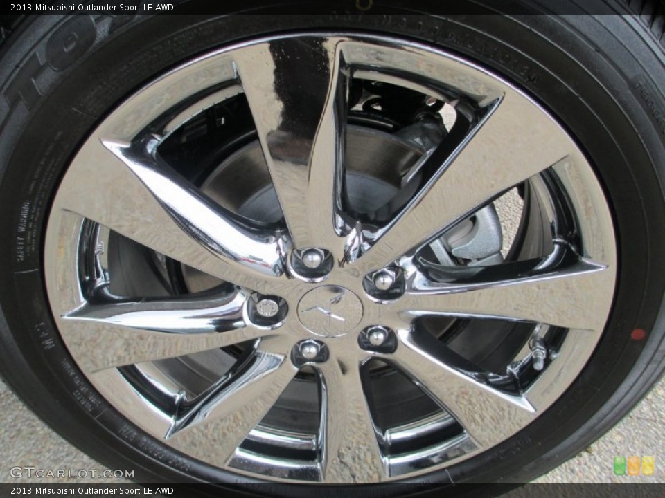 2013 Mitsubishi Outlander Sport LE AWD Wheel and Tire Photo #83437507