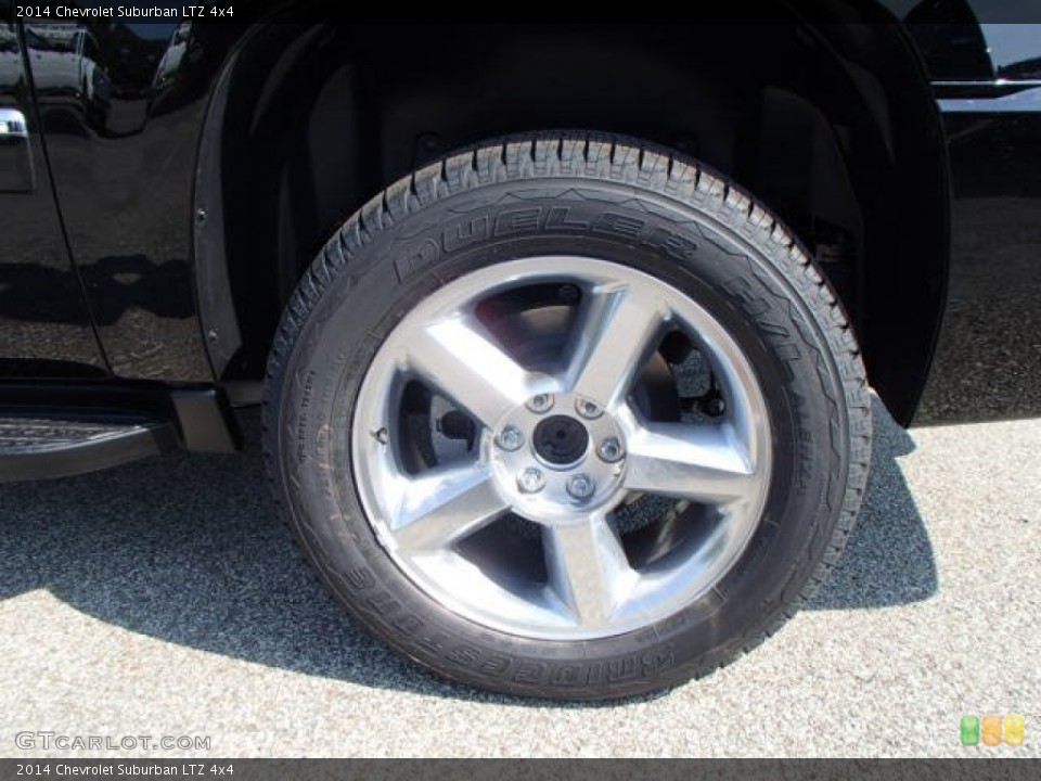 2014 Chevrolet Suburban LTZ 4x4 Wheel and Tire Photo #83438428