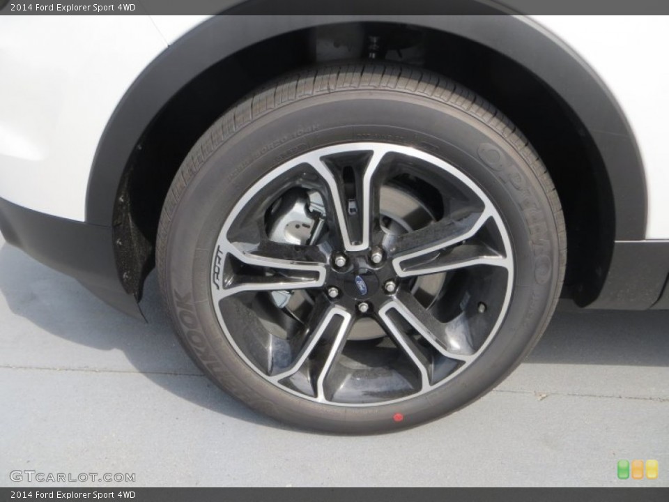 2014 Ford Explorer Sport 4WD Wheel and Tire Photo #83438809