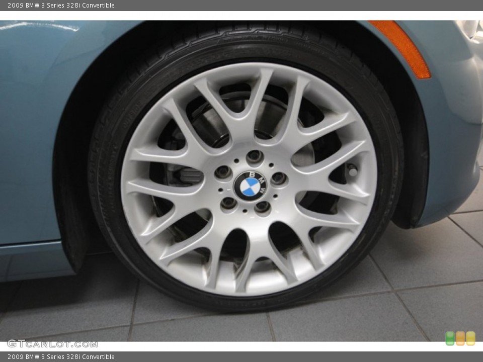 2009 BMW 3 Series 328i Convertible Wheel and Tire Photo #83452765