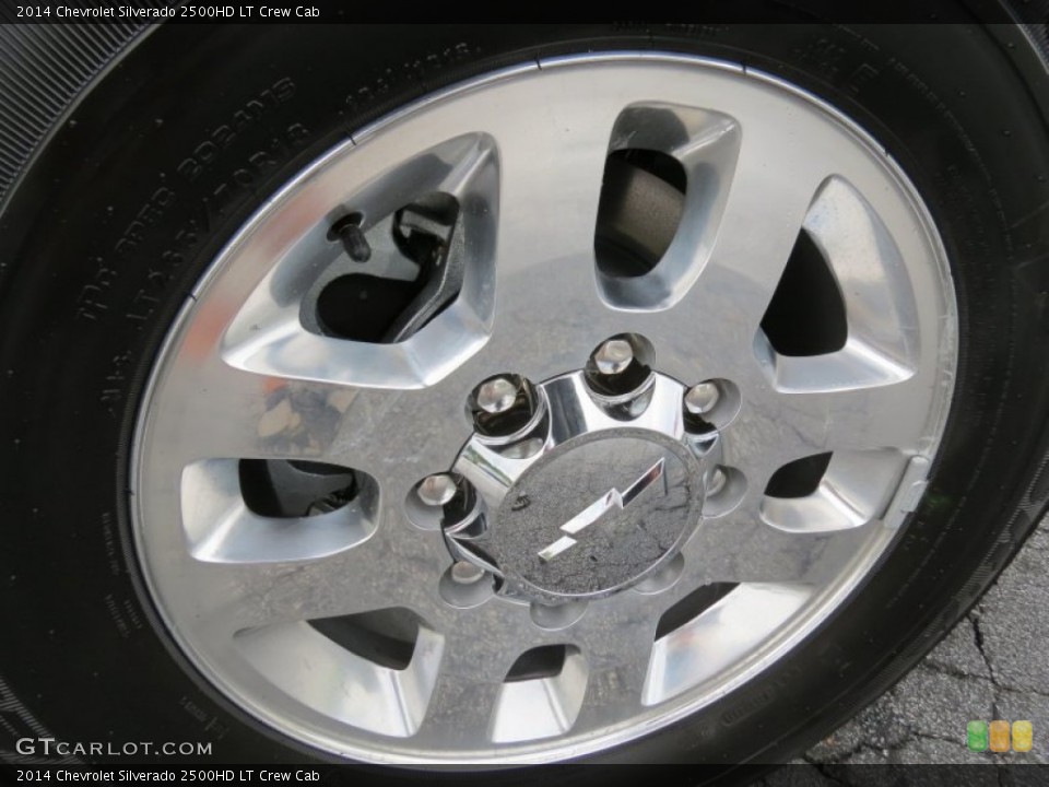 2014 Chevrolet Silverado 2500HD LT Crew Cab Wheel and Tire Photo #83459215