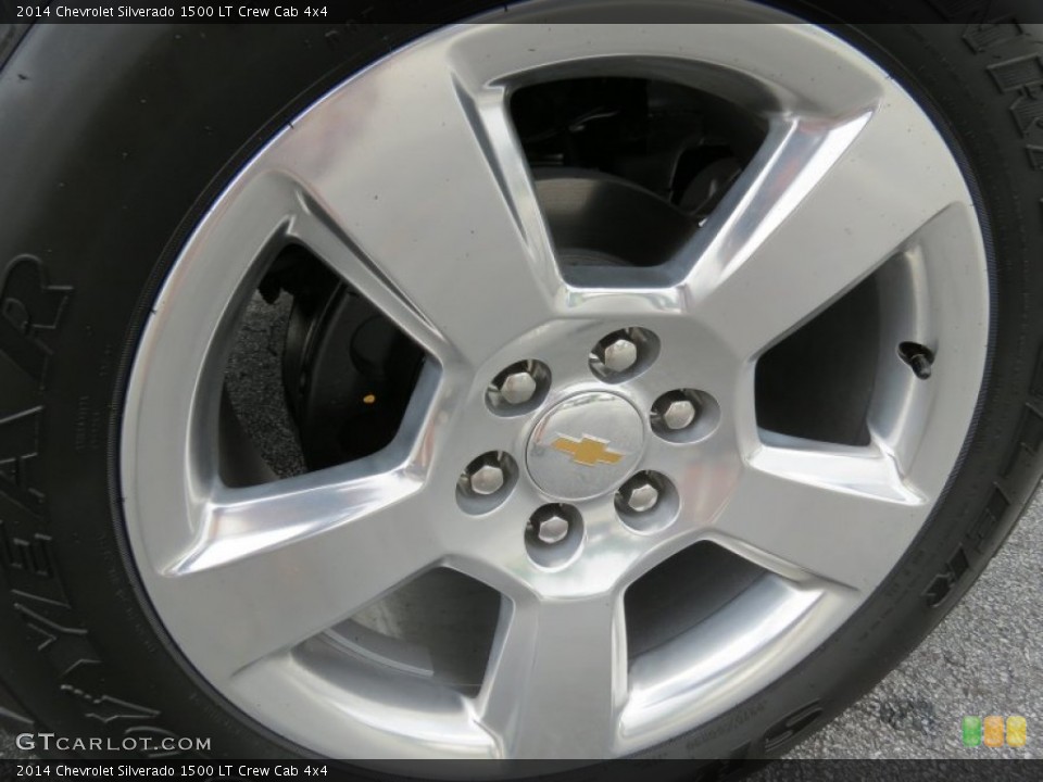 2014 Chevrolet Silverado 1500 LT Crew Cab 4x4 Wheel and Tire Photo #83459794