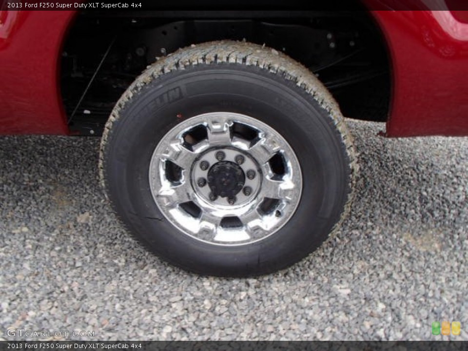 2013 Ford F250 Super Duty XLT SuperCab 4x4 Wheel and Tire Photo #83460671