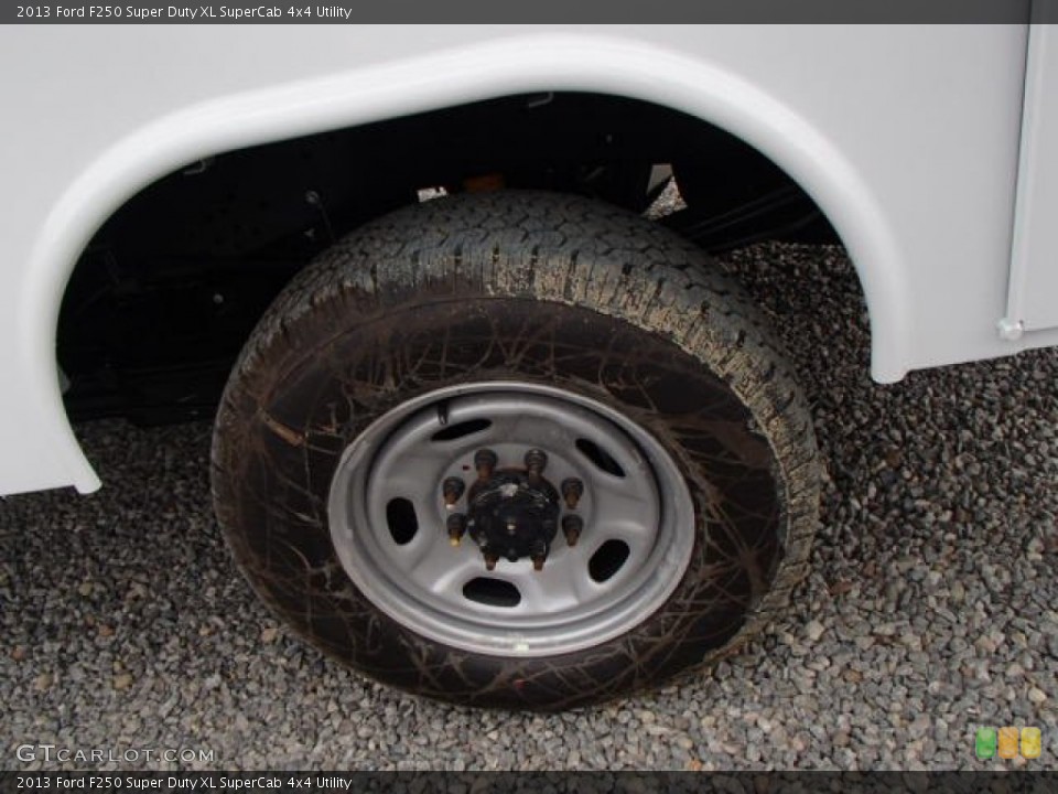 2013 Ford F250 Super Duty XL SuperCab 4x4 Utility Wheel and Tire Photo #83461468