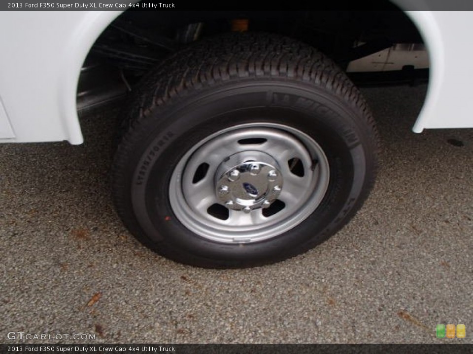 2013 Ford F350 Super Duty XL Crew Cab 4x4 Utility Truck Wheel and Tire Photo #83472387