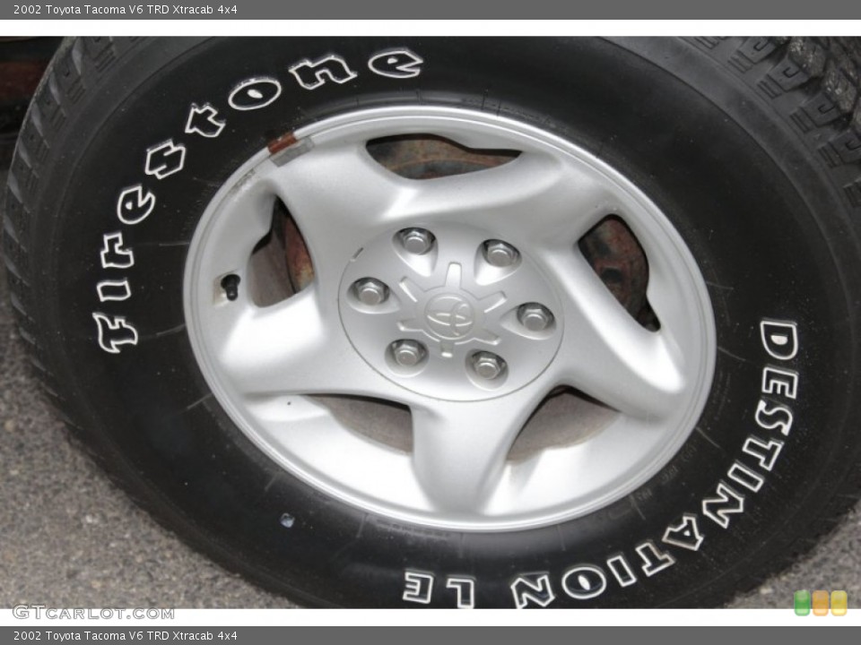 2002 Toyota Tacoma V6 TRD Xtracab 4x4 Wheel and Tire Photo #83491090