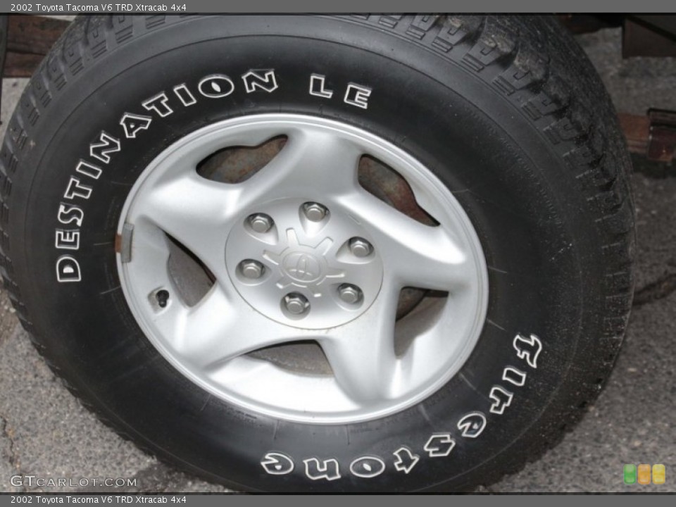 2002 Toyota Tacoma V6 TRD Xtracab 4x4 Wheel and Tire Photo #83491111