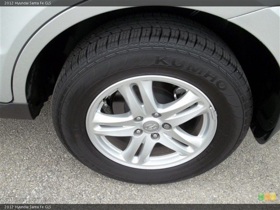 2012 Hyundai Santa Fe GLS Wheel and Tire Photo #83493883